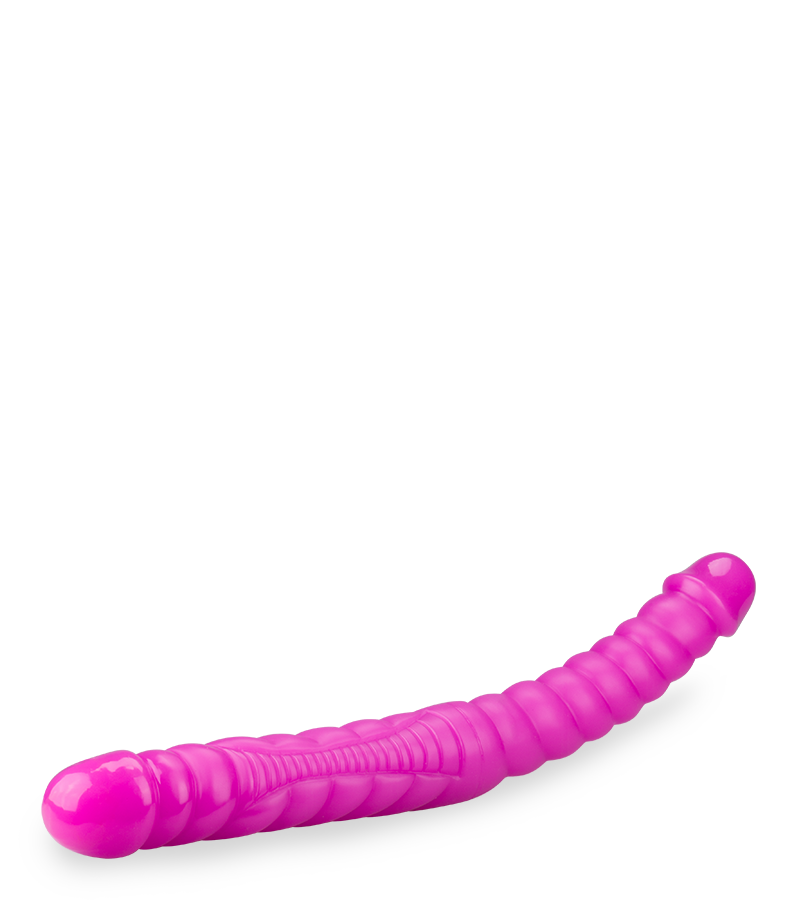 LOVE AND VIBES Double Dildo Strié Haze 1 LOVE AND VIBES Double Dildo Strié Haze