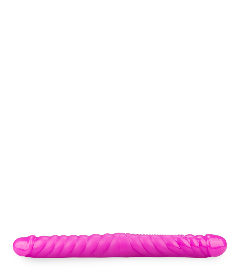 LOVE AND VIBES Double Dildo Strié Haze 2 LOVE AND VIBES Double Dildo Strié Haze – Image 2