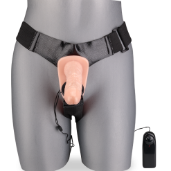 LOVE AND VIBES Double Gode Ceinture Réaliste Vibrant -Sextoys boutique double gode ceinture realiste vibrant 5