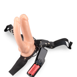 LOVE AND VIBES Double Gode Ceinture Vibrant 11 LOVE AND VIBES Double Gode Ceinture Vibrant -Sextoys boutique double gode ceinture vibrant 8