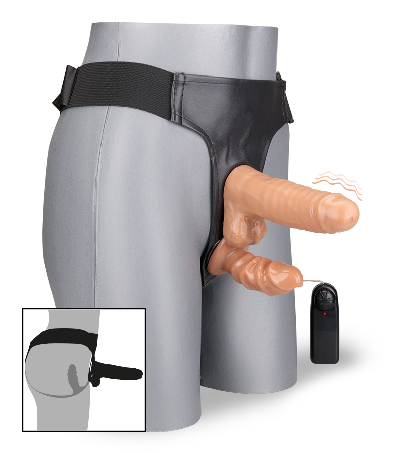 LOVE AND VIBES Double Gode Ceinture Vibrant Réaliste 1 LOVE AND VIBES Double Gode Ceinture Vibrant Réaliste