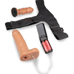 LOVE AND VIBES Double Gode Ceinture Vibrant Réaliste 13 LOVE AND VIBES Double Gode Ceinture Vibrant Réaliste -Sextoys boutique double gode ceinture vibrant realiste 9