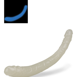 LOVE AND VIBES Double Gode Phosphorescent 37,0cm Lumino