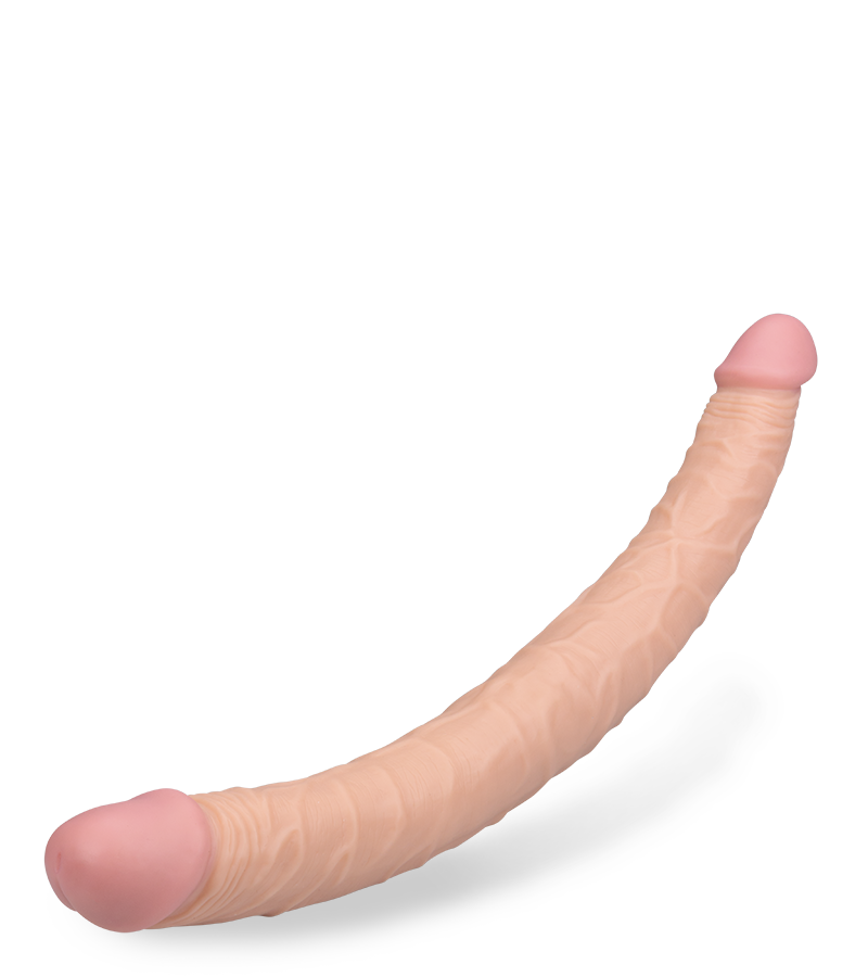 LOVE AND VIBES Double Gode Réaliste 2 Diamètres 1 LOVE AND VIBES Double Gode Réaliste 2 Diamètres