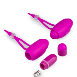 LOVE AND VIBES Duo De Pinces à Seins Vibrantes Silicone -Sextoys boutique duo de pinces a seins vibrantes silicone 7