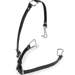 LOVE AND VIBES Ecarteur De Bouche Et Nez Similicuir Et Métal -Sextoys boutique ecarteur de bouche et nez similicuir et metal 5