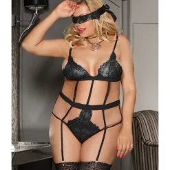 LOVE AND VIBES Ensemble Coquin Ruban Noir -Sextoys boutique ensemble coquin ruban noir 7