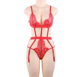 LOVE AND VIBES Ensemble Coquin Ruban Rouge -Sextoys boutique ensemble coquin ruban rouge 7