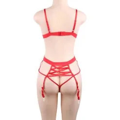 LOVE AND VIBES Ensemble Coquin Ruban Rouge -Sextoys boutique ensemble coquin ruban rouge 9