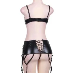 LOVE AND VIBES Ensemble Deux Pièces Cuir Et Dentelle 16 LOVE AND VIBES Ensemble Deux Pièces Cuir Et Dentelle -Sextoys boutique ensemble deux pieces cuir et dentelle 10