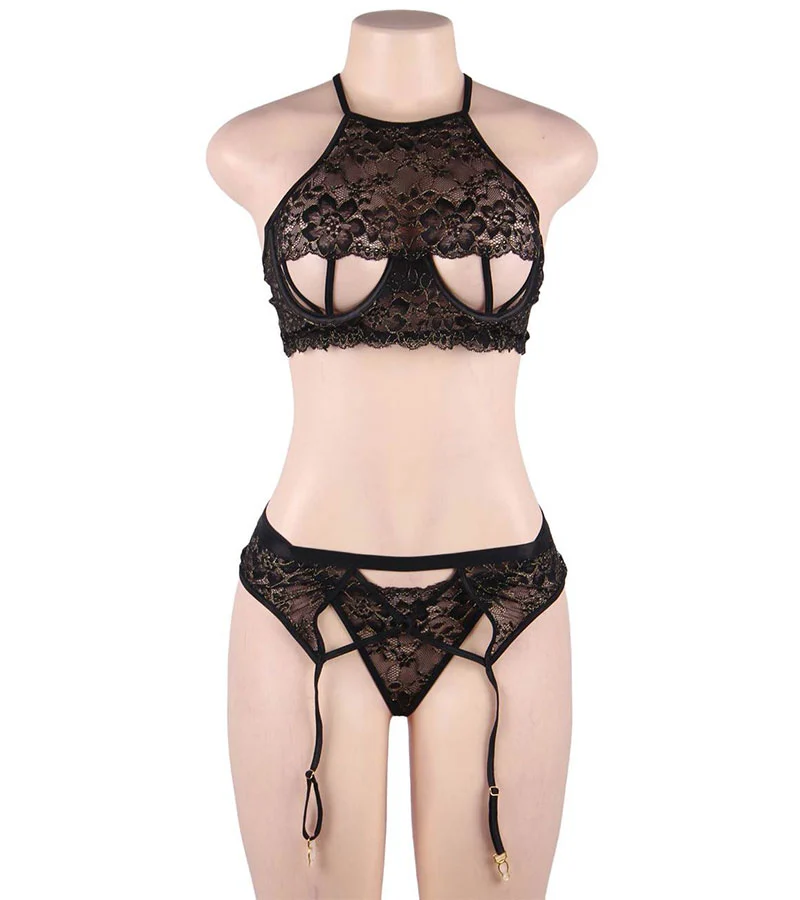 LOVE AND VIBES Ensemble Sexy à Jarretelles 3 Pièces 11 LOVE AND VIBES Ensemble Sexy à Jarretelles 3 Pièces – Image 11