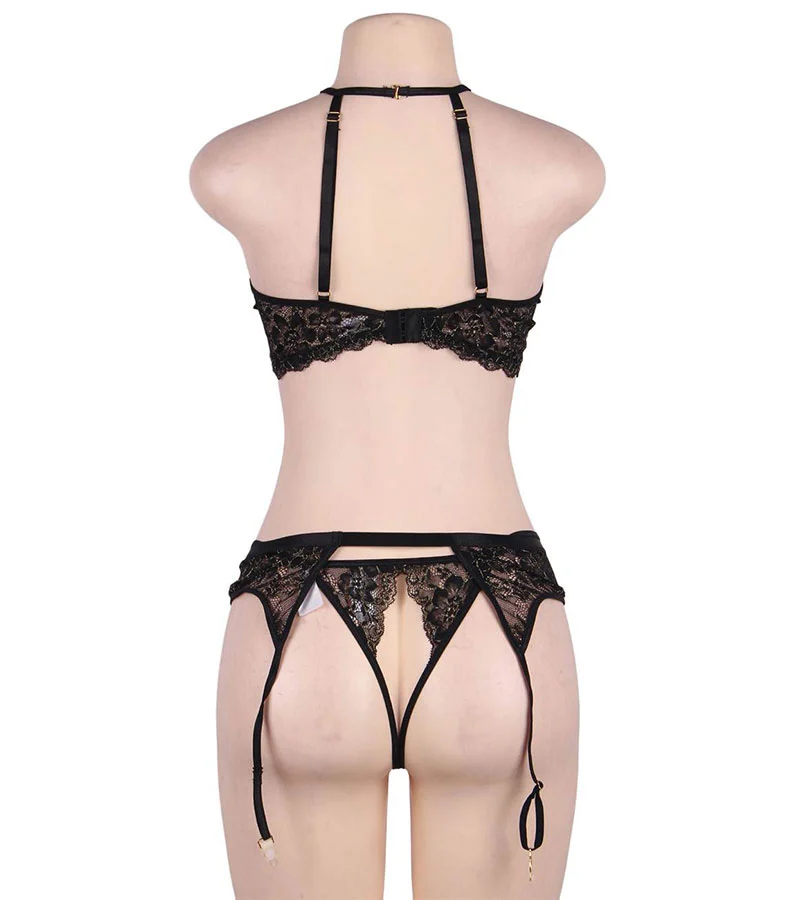 LOVE AND VIBES Ensemble Sexy à Jarretelles 3 Pièces 13 LOVE AND VIBES Ensemble Sexy à Jarretelles 3 Pièces – Image 13