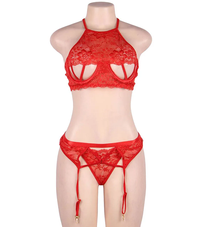 LOVE AND VIBES Ensemble Sexy à Jarretelles 3 Pièces 14 LOVE AND VIBES Ensemble Sexy à Jarretelles 3 Pièces – Image 14