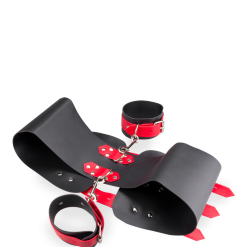LOVE AND VIBES Entraves En Similicuir Hanches Poignets -Sextoys boutique entraves en similicuir hanches poignets 7