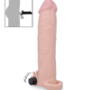 LOVE AND VIBES Extendeur Gaine Pénis Réaliste Vibrante XL