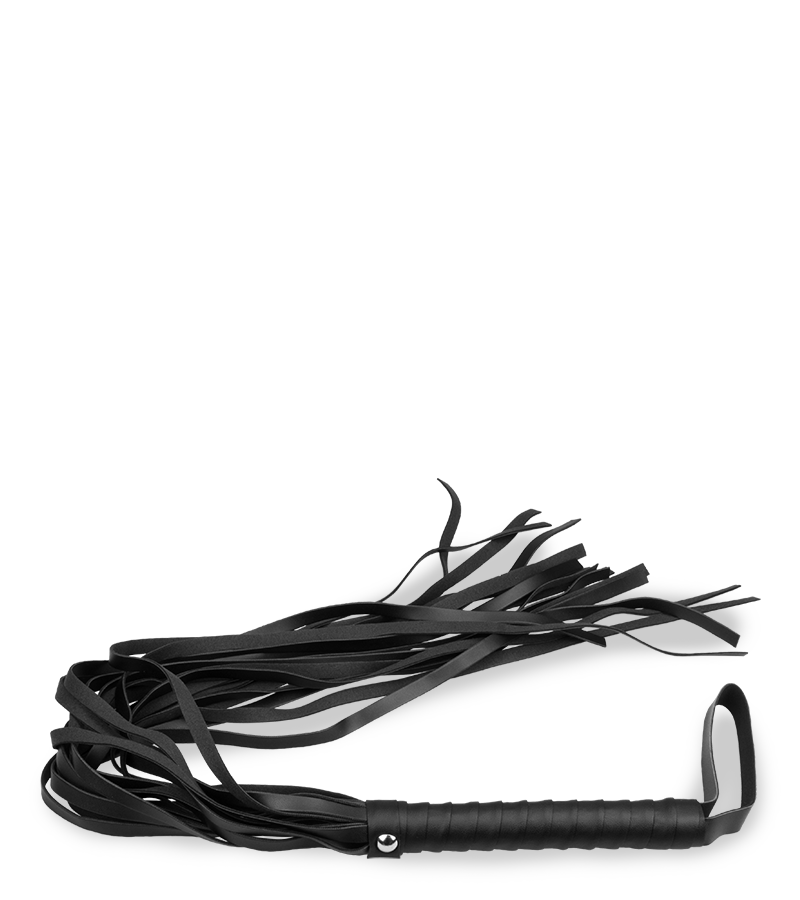 LOVE AND VIBES Fouet Martinet à Lanières Noir 5 LOVE AND VIBES Fouet Martinet à Lanières Noir – Image 5