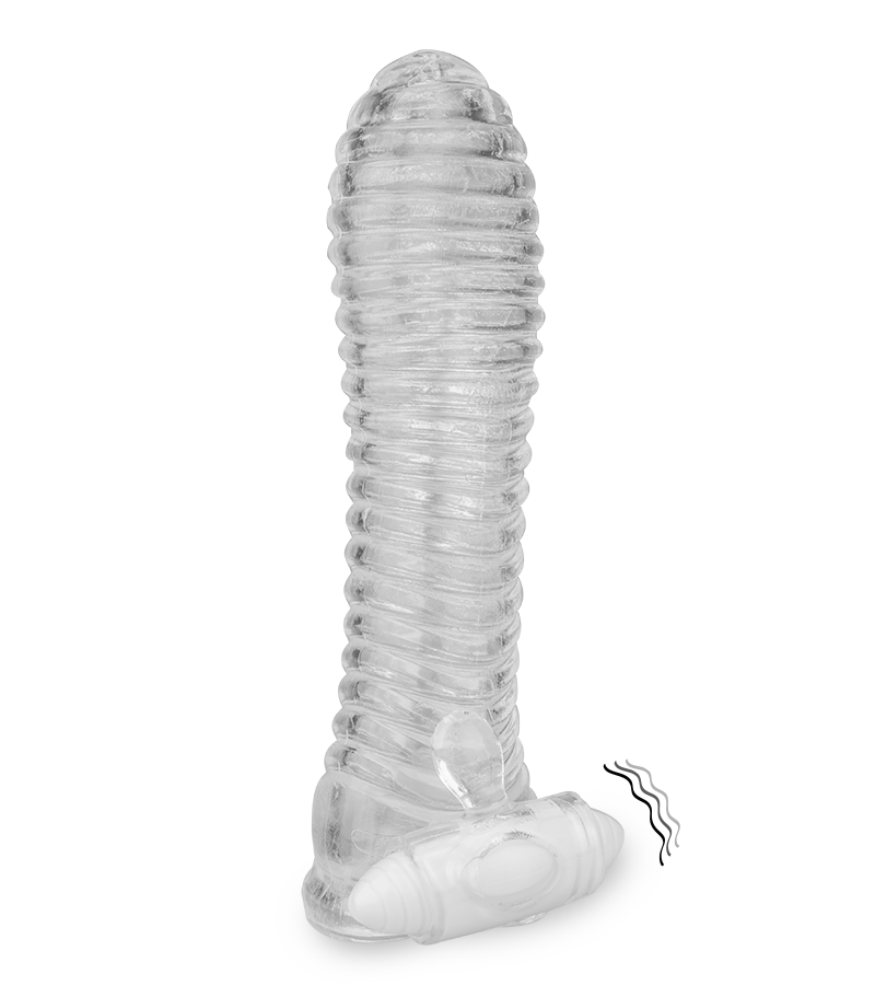 LOVE AND VIBES Fourreau à Pénis Vibrant Avec Rayures 1 LOVE AND VIBES Fourreau à Pénis Vibrant Avec Rayures