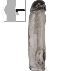 LOVE AND VIBES Fourreau Pénien Noir Strié Zeus