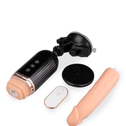 LOVE AND VIBES Fucking Machine Pour Godes Ventouses Et Un Gode Vibrant 18,0cm -Sextoys boutique fucking machine pour godes ventouses et un gode vibrant 18 0cm 9