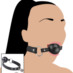 LOVE AND VIBES Gag-ball - Bâillon De Bondage BDSM Sans Anneaux