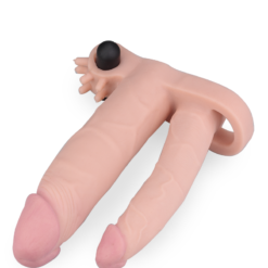 LOVE AND VIBES Gaine Double Pénis Vibrant Stimulateur Clitoris -Sextoys boutique gaine double penis vibrant stimulateur clitoris 8