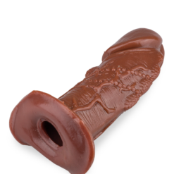LOVE AND VIBES Gaine Pénis Black à Gros Gland -Sextoys boutique gaine penis black a gros gland 7