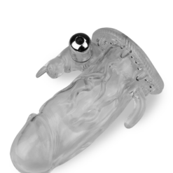 LOVE AND VIBES Gaine Pénis Crystal Rabbit -Sextoys boutique gaine penis crystal rabbit 11