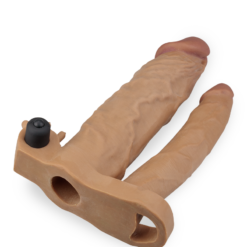 LOVE AND VIBES Gaine Penis Double Gode Triple Stimulation Vibrante -Sextoys boutique gaine penis double gode triple stimulation vibrante 8