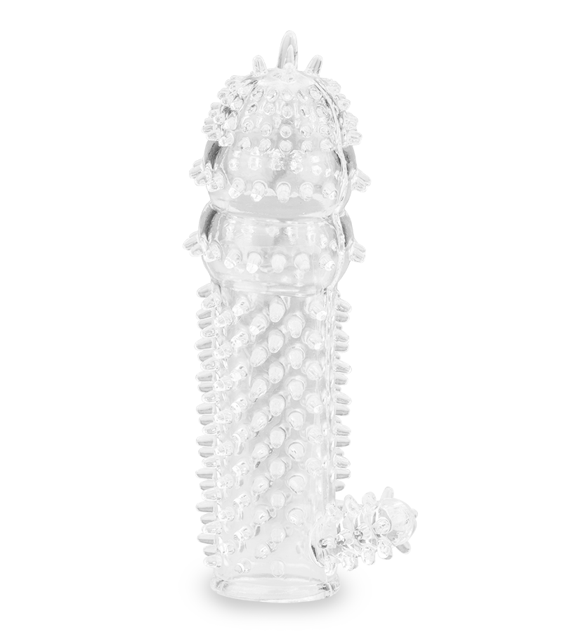 LOVE AND VIBES Gaine Pénis Picots Et Stimulateur 1 LOVE AND VIBES Gaine Pénis Picots Et Stimulateur