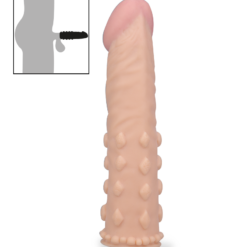 LOVE AND VIBES Gaine Pénis Réaliste Picots En Relief XL