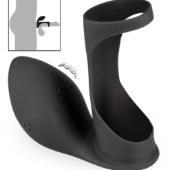 LOVE AND VIBES Gaine Pénis Vibrant Stimulateur Clitoris 7 Modes USB