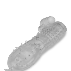 LOVE AND VIBES Gaine Réaliste Crystal Picots Vibrante -Sextoys boutique gaine realiste crystal picots vibrante 10