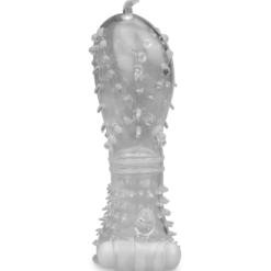 LOVE AND VIBES Gaine Réaliste Crystal Picots Vibrante -Sextoys boutique gaine realiste crystal picots vibrante 6