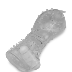 LOVE AND VIBES Gaine Réaliste Crystal Picots Vibrante -Sextoys boutique gaine realiste crystal picots vibrante 9