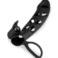 LOVE AND VIBES Gaine Silicone Cockring Et Stimulateur Vibrant -Sextoys boutique gaine silicone cockring et stimulateur vibrant 5