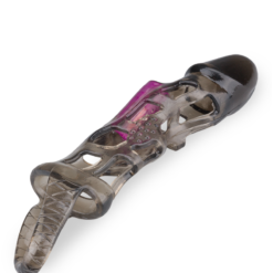 LOVE AND VIBES Gaine Vibrante Cage à Pénis Noire -Sextoys boutique gaine vibrante cage a penis noire 5