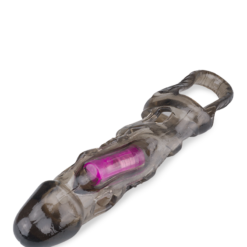 LOVE AND VIBES Gaine Vibrante Cage à Pénis Noire -Sextoys boutique gaine vibrante cage a penis noire 6