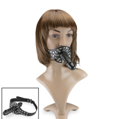 LOVE AND VIBES Gode Ceinture Bâillon Pénis Black