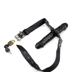 LOVE AND VIBES Gode Ceinture Bâillon Pénis Black -Sextoys boutique gode ceinture baillon penis black 6