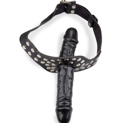 LOVE AND VIBES Gode Ceinture Bâillon Pénis Black -Sextoys boutique gode ceinture baillon penis black 7