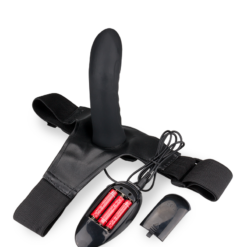 LOVE AND VIBES Gode Ceinture Courbé Creux En Silicone Vibrant -Sextoys boutique gode ceinture courbe creux en silicone vibrant 8