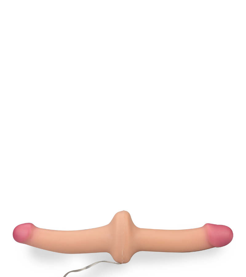 LOVE AND VIBES Gode Ceinture Double Vibrant 2 LOVE AND VIBES Gode Ceinture Double Vibrant – Image 2