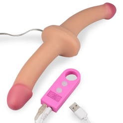 LOVE AND VIBES Gode Ceinture Double Vibrant 9 LOVE AND VIBES Gode Ceinture Double Vibrant -Sextoys boutique gode ceinture double vibrant 7