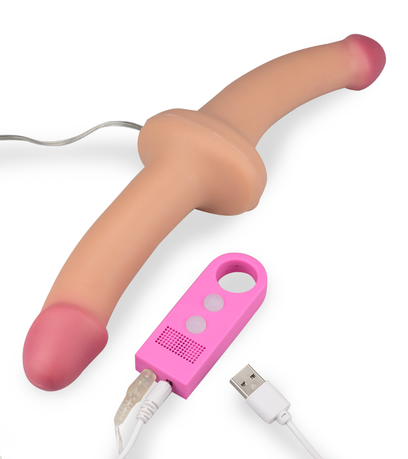 LOVE AND VIBES Gode Ceinture Double Vibrant 5 LOVE AND VIBES Gode Ceinture Double Vibrant – Image 5