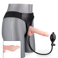 LOVE AND VIBES Gode Ceinture Gonflable à Pompe