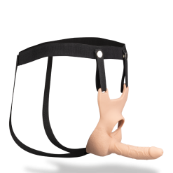 LOVE AND VIBES Gode Ceinture Harnais Double Pénétration -Sextoys boutique gode ceinture harnais double penetration 5