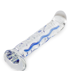 LOVE AND VIBES Gode En Verre Glow 10 LOVE AND VIBES Gode En Verre Glow -Sextoys boutique gode en verre glow 7