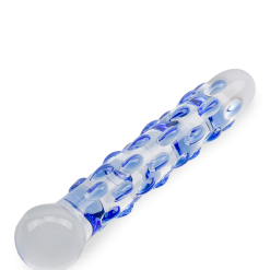 LOVE AND VIBES Gode En Verre Rainfall 5 LOVE AND VIBES Gode En Verre Rainfall -Sextoys boutique gode en verre rainfall 5