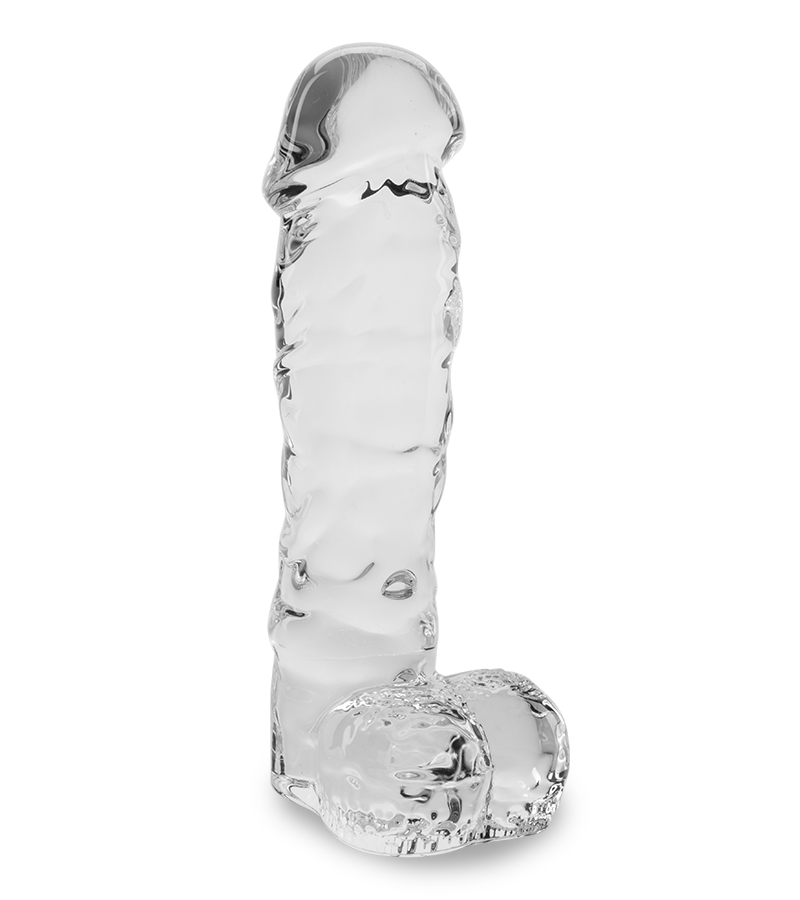 LOVE AND VIBES Gode En Verre Réaliste Leo 1 LOVE AND VIBES Gode En Verre Réaliste Leo