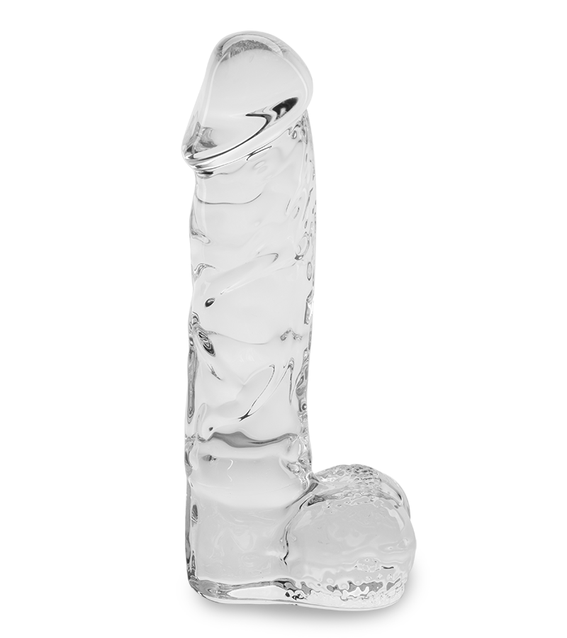 LOVE AND VIBES Gode En Verre Réaliste Leo 4 LOVE AND VIBES Gode En Verre Réaliste Leo – Image 4